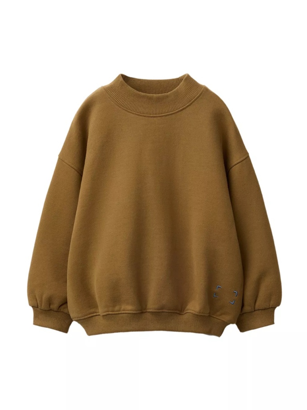 ZARA PLAIN MOCK NECK SWEATSHIRT